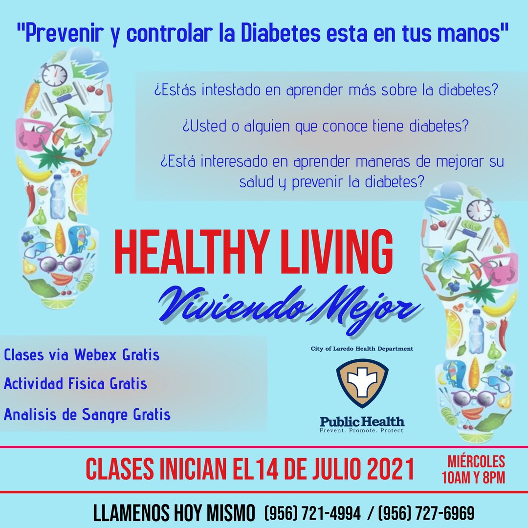 LaredoHealth's tweet image. ☎️ Call us today at (956) 721-4994 

☎️ Llámenos hoy al (956) 721-4994 

#LaredoHealth #diabetespreventionprogram