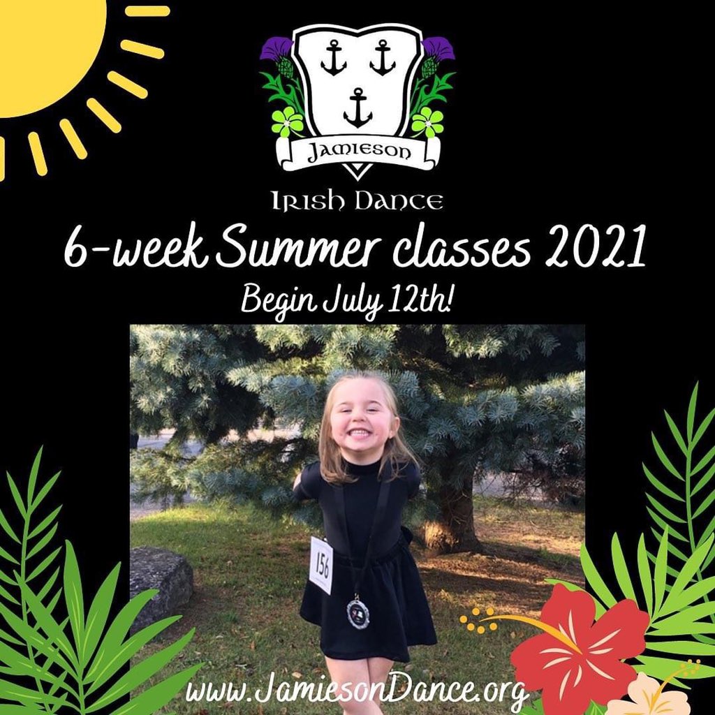 Our Summer session is right around the corner, get registered todayyyy!  All info + registration can be done online at JamiesonDance.org ☀️💚☘️🍉 #JigwithJamieson