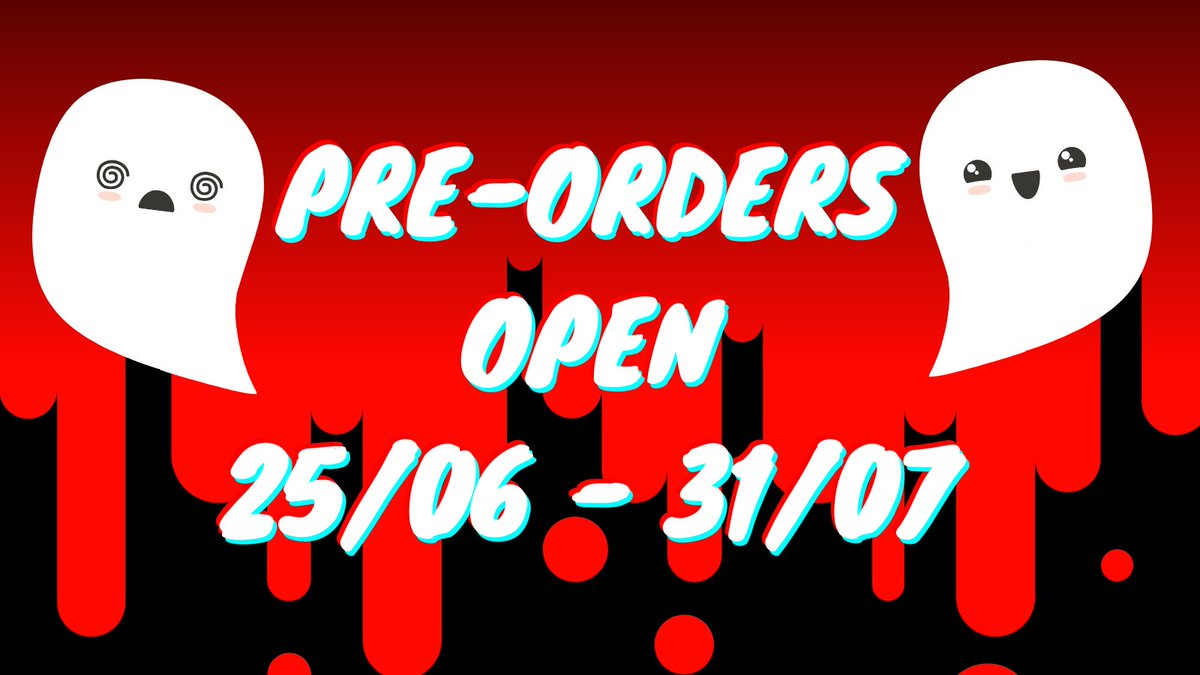 *Drum roll...but scary*
WooOoO...BOO! 👻😱 Our store is now open for preorders until July 31st!!✨
We have a range of bundles available, so come and take a look...if you dare 👀
 bit.ly/3dvReXl