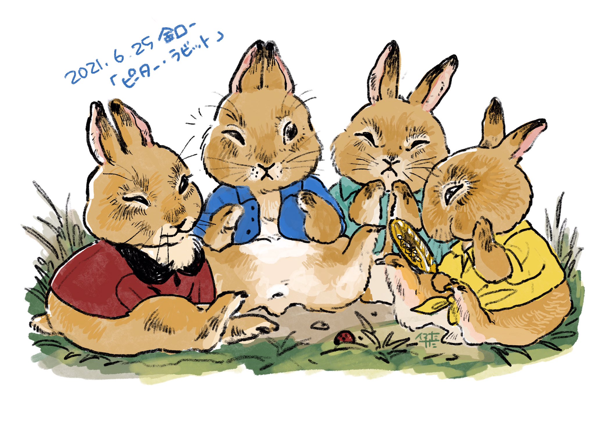 イマナミ ナナミ 三姉妹にウインクを教えるピーター兄さん ピーターラビット 金ロー イマナミ ナナミ 三姉妹にウインクを教えるピーター兄さん ピーターラビット 金ロー