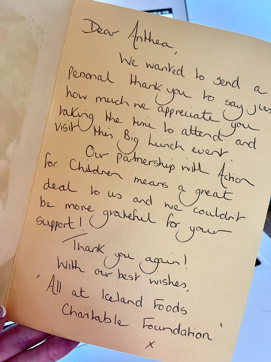 What a lovely Card❤️Pleasure - Business, Charity, Community working together 👏😘@IcelandFoods #icelandfoodscharitablefoundation @actnforchildren @edencommunities