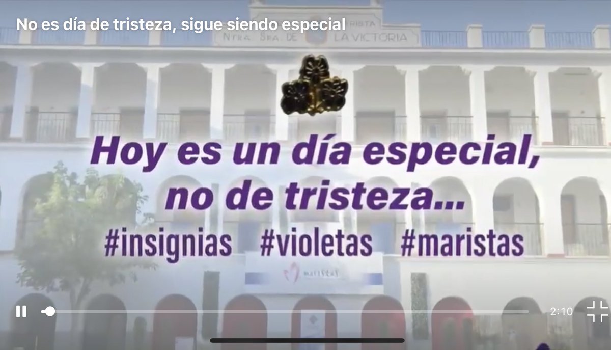 ¿Te acuerdas de este vídeo? 

instagram.com/tv/CAw6iPBIaM7…

Fue nuestro compromiso a los alumnos de la promoción 2018-2020. Y hoy, 392 días después, por fin ha llegado el día de la Imposición de Insignias. 🌸🌸🌸

<a href="/AdemarMalaga/">Ademar Malaga</a> <a href="/APAMARmalaga/">AMPA Maristas Málaga</a> 

#maristas #masqueaulas