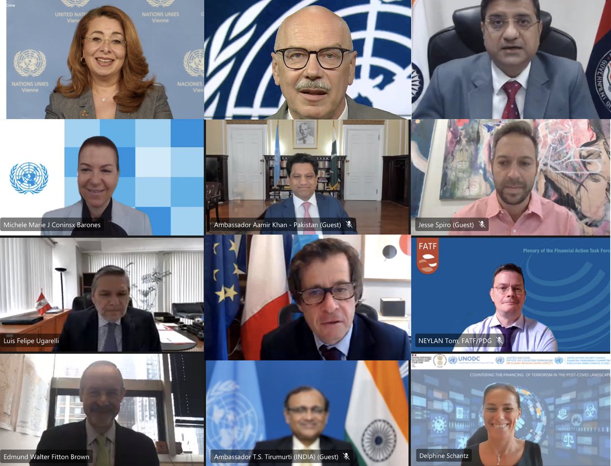 UNODCNewYork's tweet photo. Missed the high level side event on ‘Countering the Financing of Terrorism in the Post-COVID-19 Landscape’ during #CT week organized by @UNODC, @UN_OCT, @UN_CTED, @franceonu &amp; @IndiaUNNewYork? Catch the event on demand here: https://t.co/ZRHDPJEyAt https://t.co/ZiA6wovMaj