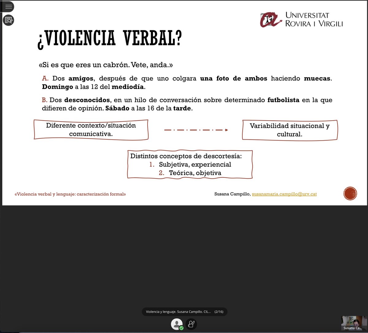 cilg2020's tweet photo. Susana Campillo "Violencia, lenguaje: caracterización formal" https://t.co/m8X4qDp1me #cilg2020 https://t.co/PyxcEtT82I