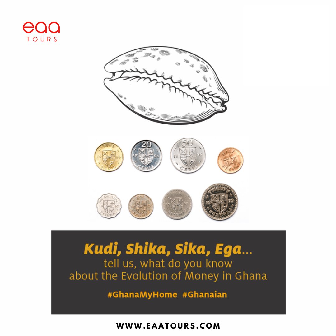 eaatours's tweet image. History about Ghana Money:  

Visit @eaatours for the full itinerary of activities we offer.
SECURE YOUR SPOT NOW:
👉 eaatours.com/2021-ghana-sec…

#africatravel #africatourism #africatravels #ghanatravel #ghanatourism #worldtravel #worldtourism