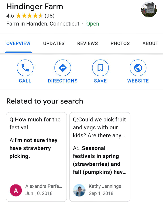 Google Local Q&amp;A box gains related to your search section seroundtable.com/google-local-q…