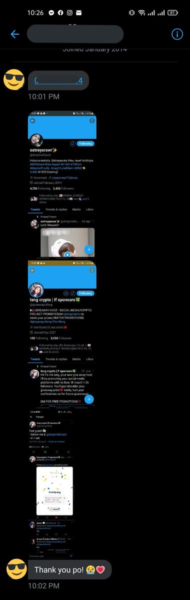 lengclaims's tweet photo. DM us this format to claim your prize!

"thankyou"
Number:
Screenshot/Link of your win:
Proofs that you followed the mechanics:
vouch: use #giveawaynileng #famileng

No thanks-reroll
No vouch and unfollow-block
No Spam
No dm with in 24hrs reroll

DM "up" if not responded in 24hrs https://t.co/uWUTmCrwyi