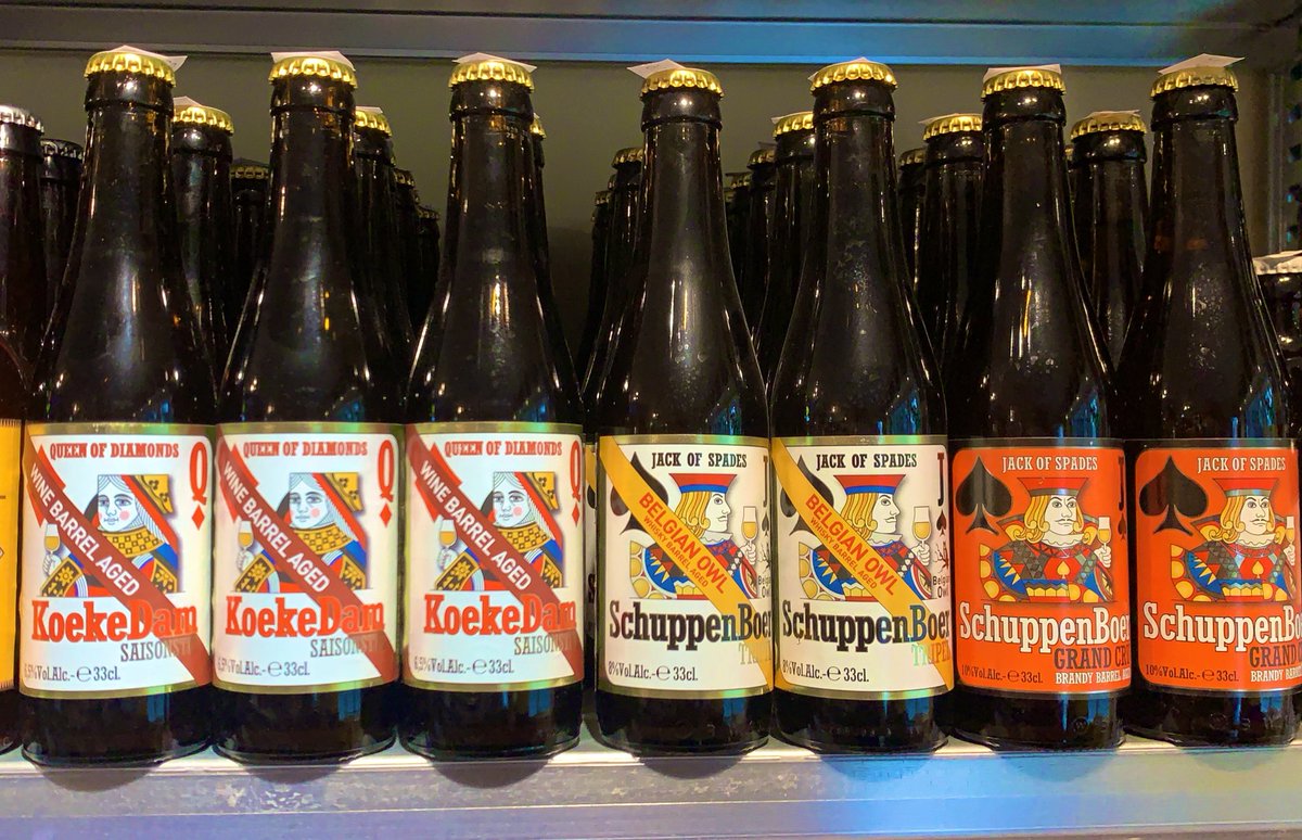 De barrel aged bieren van Brouwerij het Nest staan ook weer op de plank!