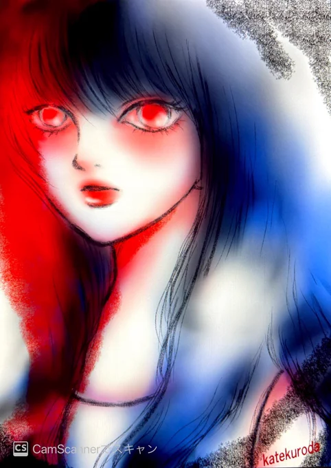 彼女は恋をしている…?

(3週間がかりでやっと完成したご依頼絵🌹) 