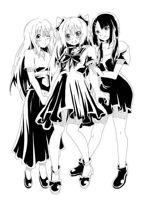 5年前に描いた漫画の一部。5年前って体感では最近な感じするけど結構絵柄変わってる気がする…というか下手…… 