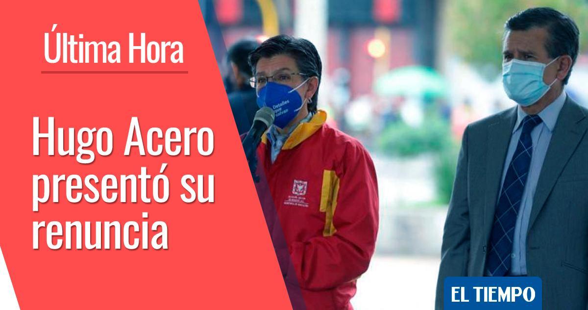 ELTIEMPO's tweet photo. 🚨 ATENCIÓN | Hugo Acero, secretario de Seguridad de Bogotá, presentó su renuncia ► https://t.co/9kTGlLzWMd https://t.co/eUZKOegxgy