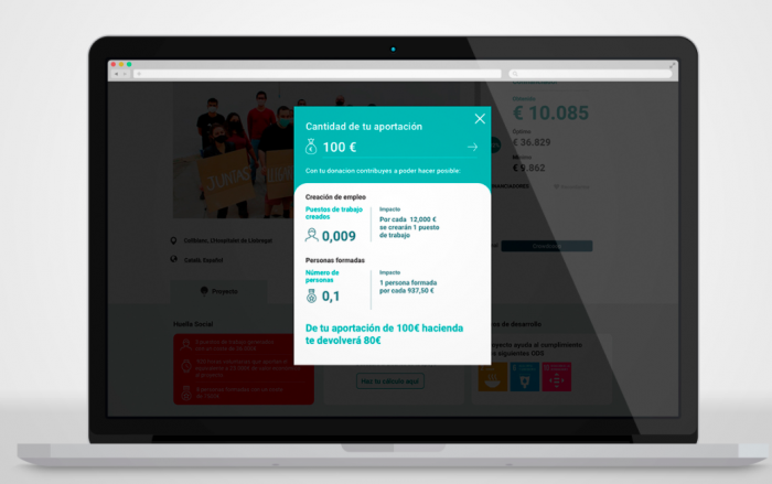 goteofunding's tweet photo. 🤯¿Imaginas una calculadora de impacto social para campañas #Crowdcoop/#Crowdfunding?
🤗¡Tus aportaciones cambian vidas! Así que hicimos súper equipo con @HeresSocial/@FactoCoop y creamos la #CalculadoraDeImpacto
👉🏽 Descúbrela en https://t.co/Bf4EsBP08O 👈🏽 https://t.co/IymXmiTwYP