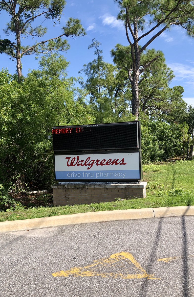 Cool new screens in the refrigerated section <a href="/walgreens/">Walgreens</a>. Now do this sign at the same location that’s said “Memory error” for the past 4 years.