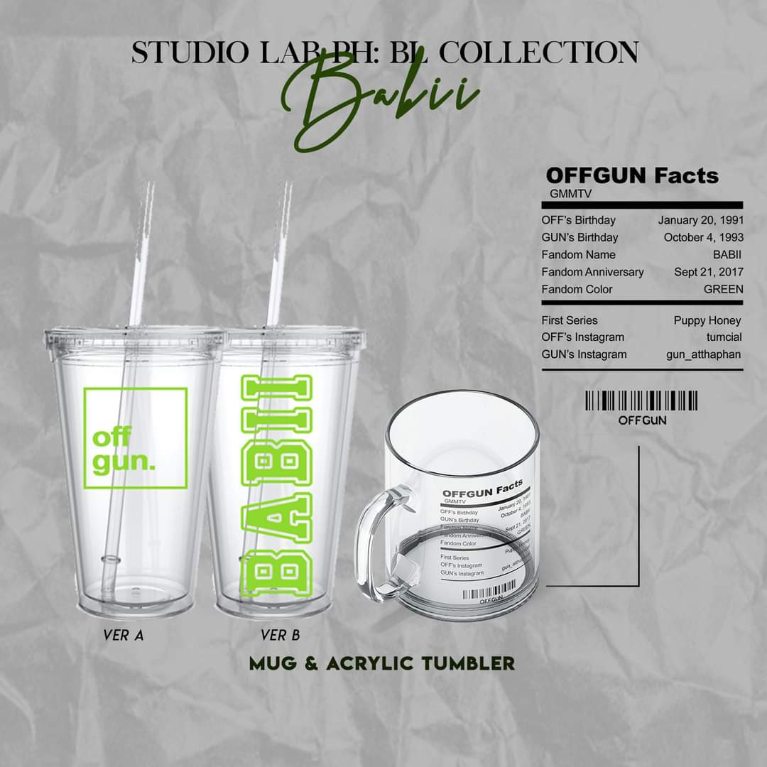 studiolabph's tweet photo. If you're a BABII, this one's for u!!

Batch 9 is open!!
Deadline of orders: JULY 25, 2021
**PLEASE READ TERMS &amp; CONDITIONS CAREFULLY**

Pre-order yours here: https://t.co/fdPFCohtBF

#BL #ThaiBL #ThaiBLMerch #BLMerchPH #Offgun #Babii https://t.co/b02ueCYmWg