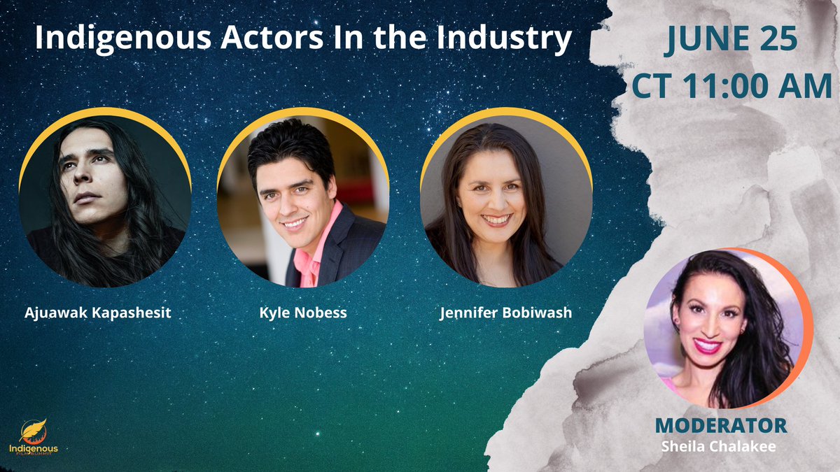 Indigenous Film Summit (@indigisummit) on Twitter photo Happening SOON
Indigenous Actors in the Industry. <a href="/Ajuawak/">Ajuawak Kapashesit</a> <a href="/kylenobess/">#rtftour</a> <a href="/Bobiwash/">Jennifer Bobiwash</a> Happening SOON
Indigenous Actors in the Industry. <a href="/Ajuawak/">Ajuawak Kapashesit</a> <a href="/kylenobess/">#rtftour</a> <a href="/Bobiwash/">Jennifer Bobiwash</a>