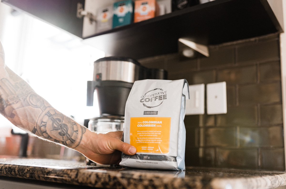 Find the Colombia Blend at your local Co-op.

Reply with how many cups of coffee you need to get through this Friday: ☕️☕️☕️
