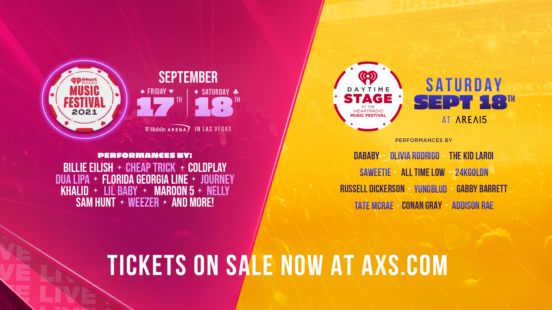 iHeartRadio on X: We're coming at you LIVE in Las Vegas the
