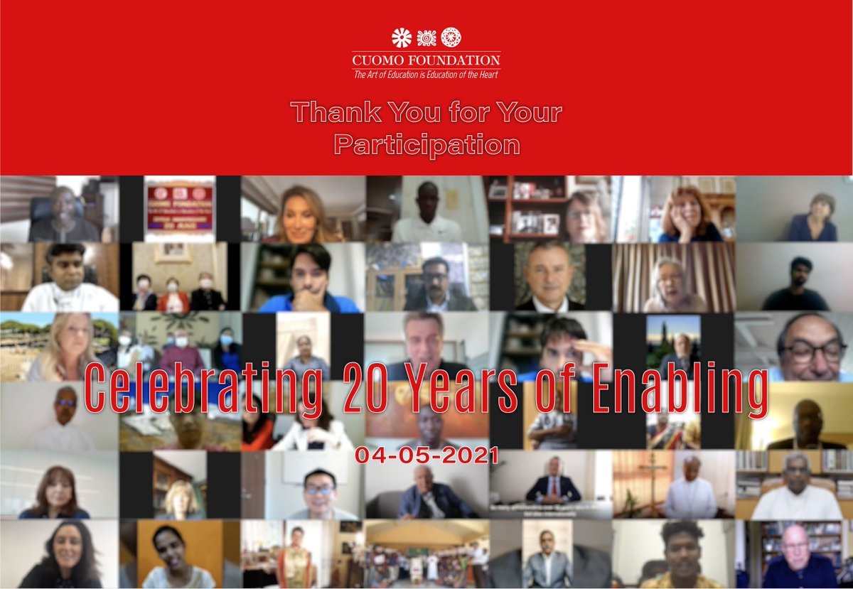 youtu.be/cIvRTZo8hhQ
-
Cuomo Foundation 2001 – 2021
20 YEARS OF ENABLING, EDUCATING &amp; EMPOWERING #nonprofit #philanthropy #community