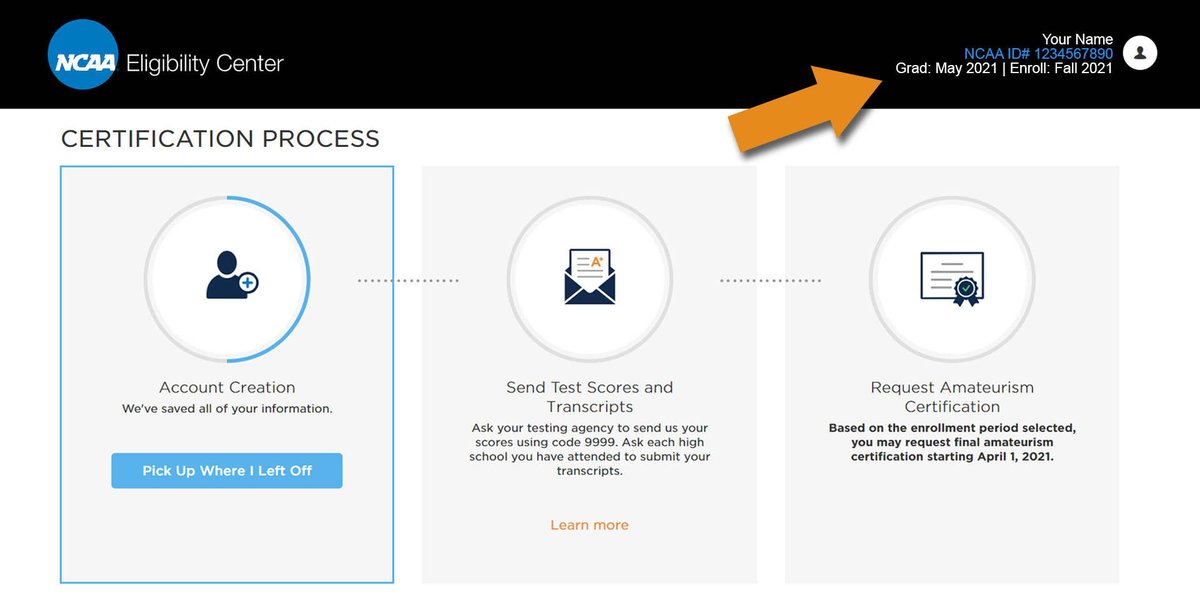 NCAA Eligibility Center tweet media