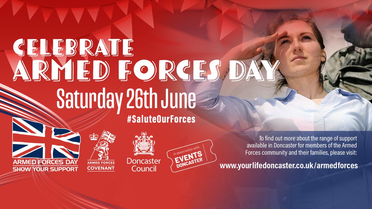 StLegerHomes's tweet photo. We are proud to support the British Armed Forces and will be showing our respect by saluting them on @ArmedForcesDay tomorrow!

You can get involved and learn an Armed Forces salute by visiting https://t.co/1u7tyvbVF8

#SaluteOurForces #Doncaster https://t.co/AsrAho84zV