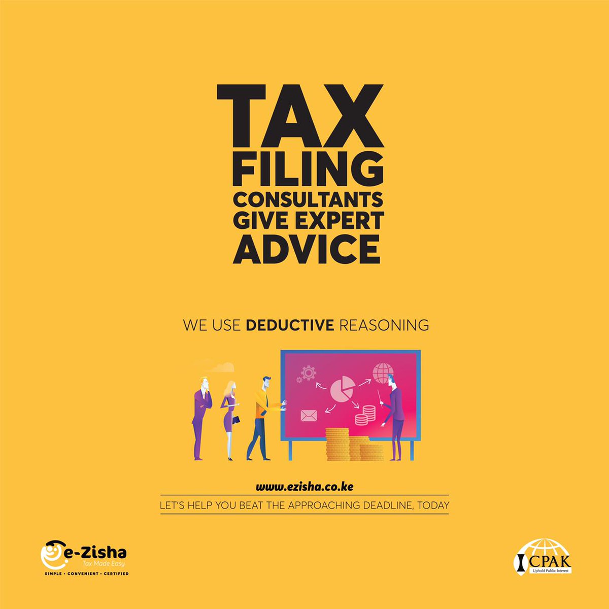 KirutitRono's tweet photo. Tax filing can be a complex. You may need to consult an expert.
We’ve made the process eazy with e-zisha portal where you can simply log in and get a professional to sort out your tax needs. #TaxFilingNaEzisha #ConvenientTaxFiling
Log in today: https://t.co/kqSXtlKaWN https://t.co/7IaI8FtCzH