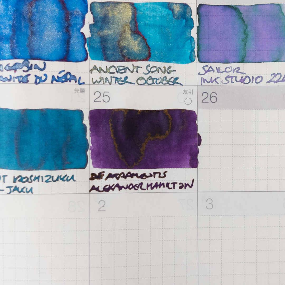 wilder_writes's tweet photo. Day 25. Not gonna lie, I totally bought this ink because of the musical. No regrets. De Atramentis make some amazing colors.

@inkjournal #fountainpens #fountainpenink #fpgeeks #penaddict #fountainpen #fountainpenaddict #pens #stationery #stationeryaddict #30days30inks https://t.co/ABQtd8CEGr