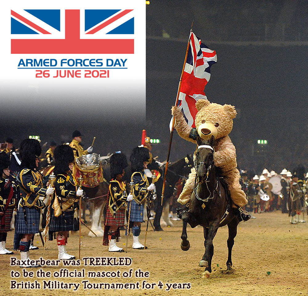 Baxterbear is Treekled to #SaluteOurForces on <a href="/ArmedForcesDay/">Armed Forces Day 🇬🇧</a> tomorrow. @Soldierscharity <a href="/ColdstreamGds/">Coldstream Guards</a> <a href="/BritishArmy/">British Army 🇬🇧</a> <a href="/Householddiv/">The Household Division</a>