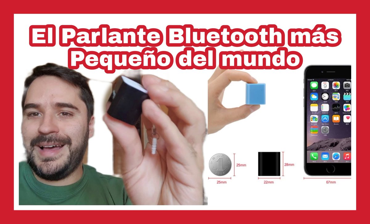 ayudasparatodos's tweet image. El #ParlanteBluetooth más Pequeño del Mundo #Altavoz miniatura Inalambrico 
Ver vídeo: youtu.be/mwbnsjkbk5k
#review
#unboxing
#novedad