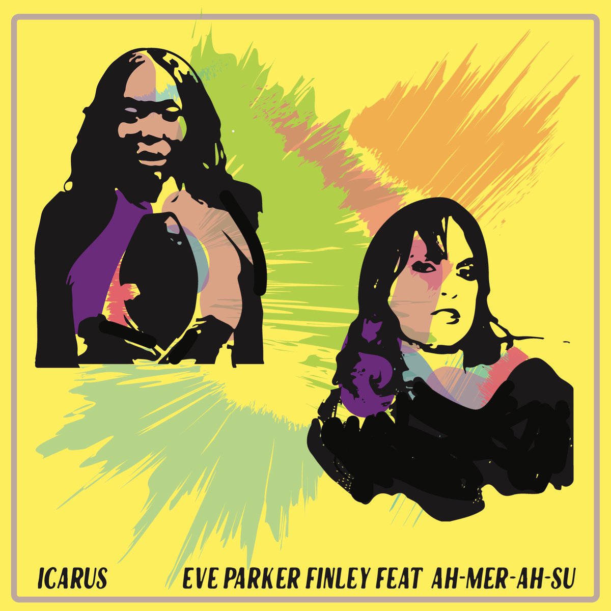 Artwork reveal! I’m dropping a new version of my song Icarus in a week on July 2nd and it’s featuring the iconic Ah-mer-ah-su!! Artwork by Mich Miller