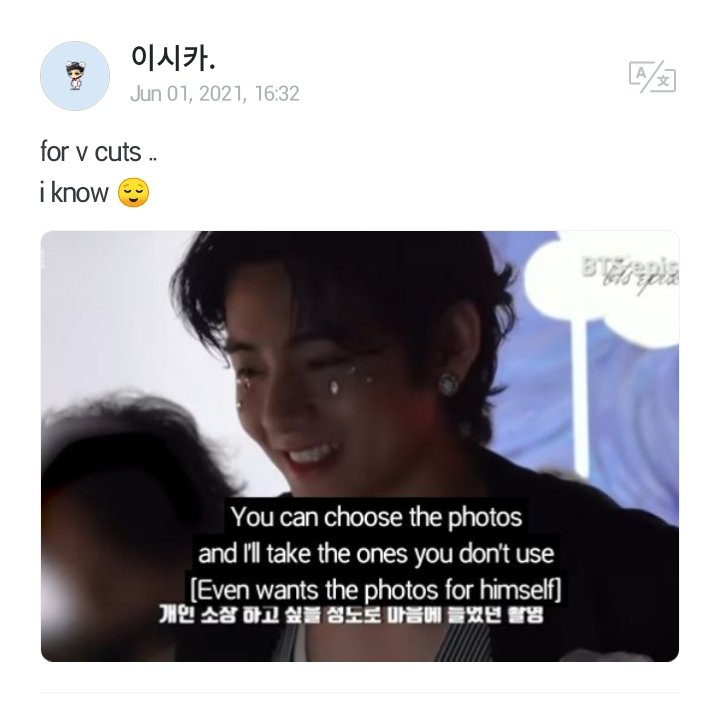 ish_BTS's tweet photo. see,
as i said 😉
he was asking for this pics...
*for v cuts 😁
#vcuts
#BTSV
#방탄소년단 https://t.co/6KHmTTw4SC