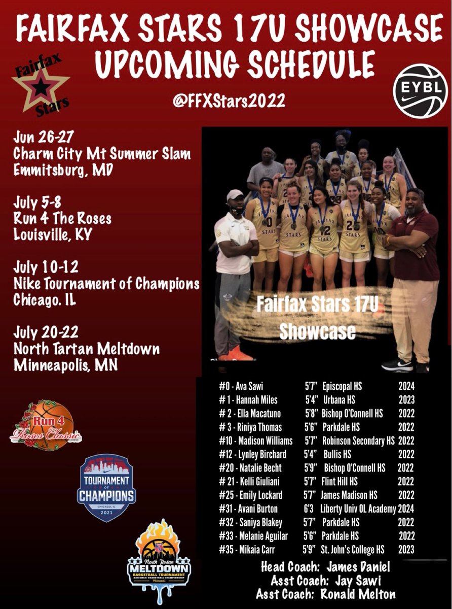 Fairfax Stars U16 Showcase tweet media