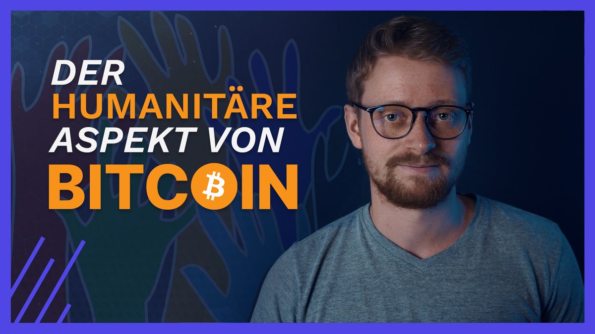 blockchainwelt's tweet image. Habt ihr schon unser Video zum humanitären Aspekt von #Bitcoin gesehen? Darum ist Bitcoin mehr als nur ein Investment.
Jetzt anschauen: youtu.be/CA79yw_046U