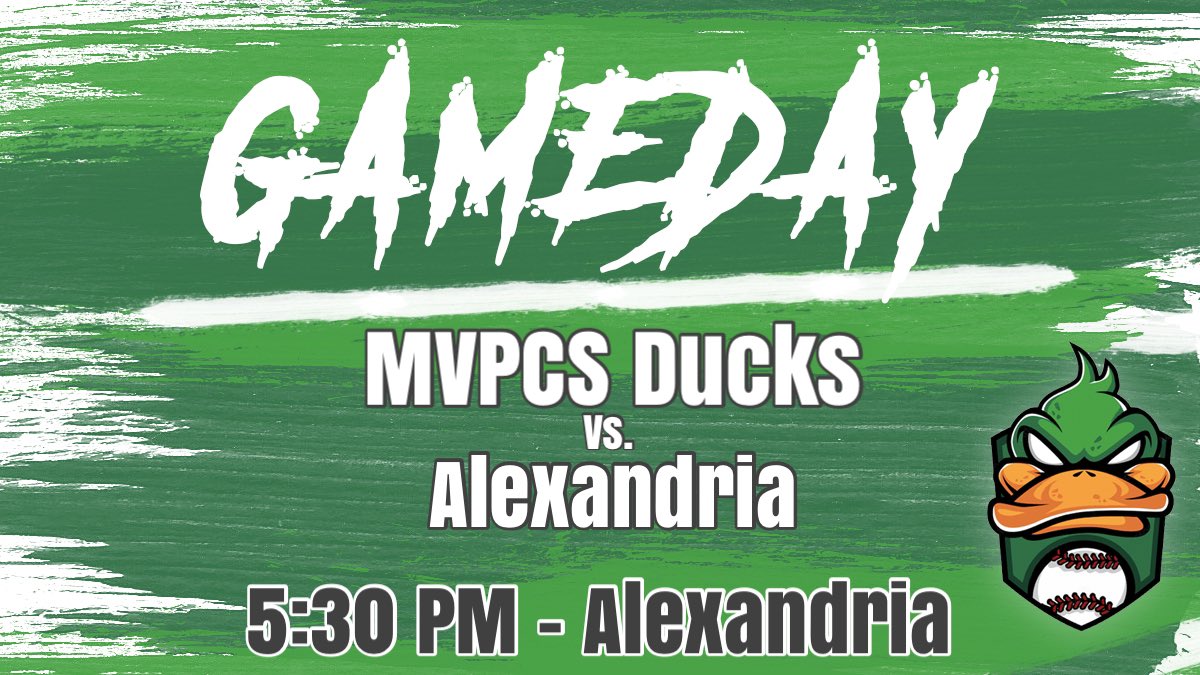 Ducks travel to Alex tonight. <a href="/MVamateur/">MV Mustangs</a> game to follow!