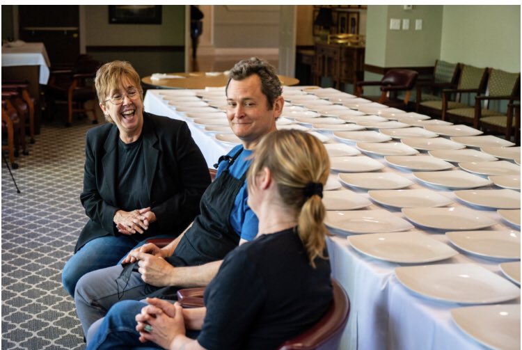 So sad this week with the loss of #Indy chef Greg Hardesty. He and chef Abbi Merriss wrapped up our Culinary Crossroads spring dinner series just last month with an awesome meal. Such great talent and such a good man. We will all miss him so much.