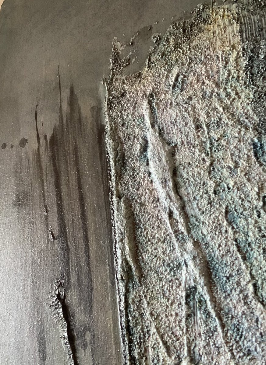 gszon's tweet photo. Mass or colour, or both? What is ’surface’? When does a painting becomes ’art’? #painting #lyricalfields #abstractions https://t.co/LJhstkgW7L