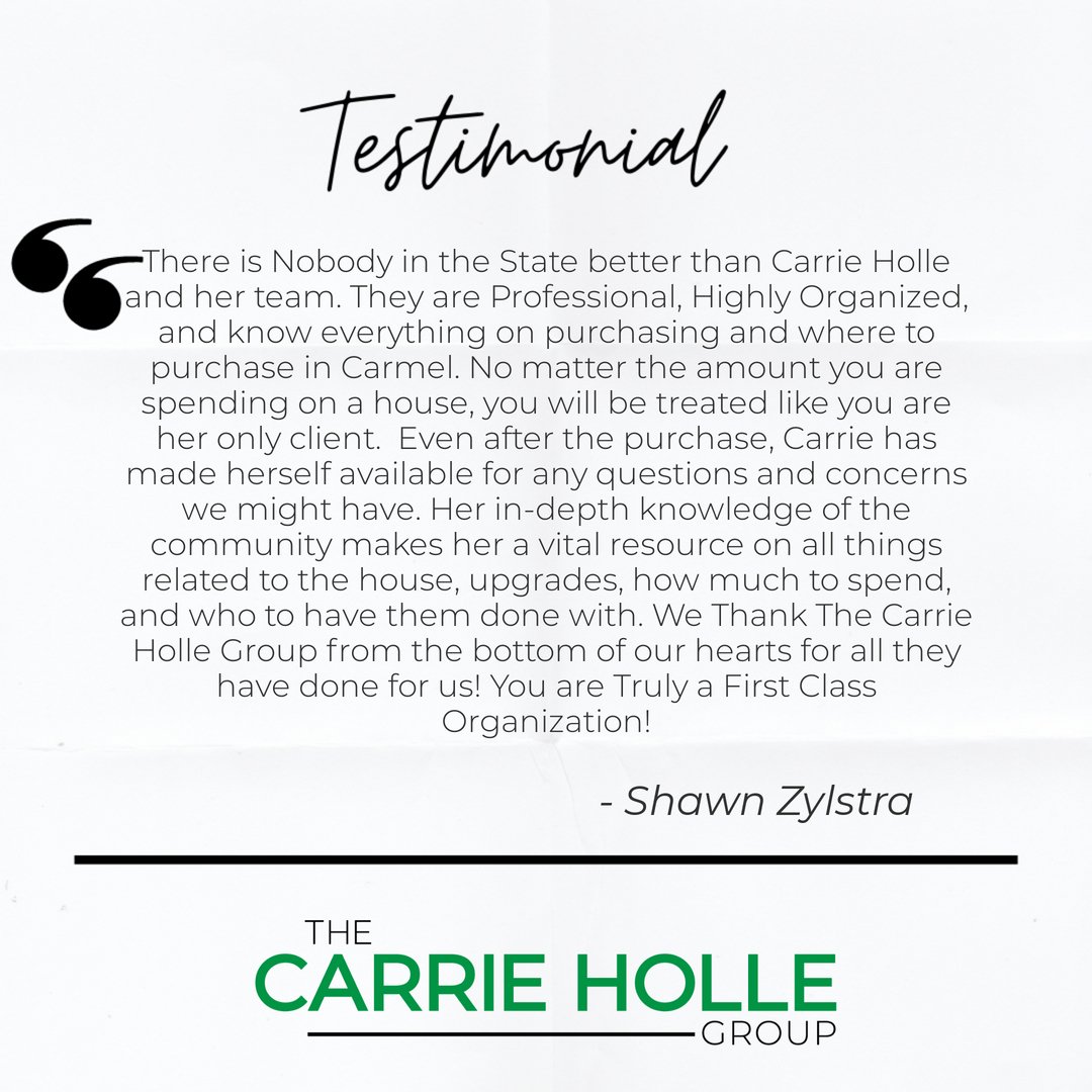I'm thankful for the clients I get to work with every day.
#wearecarmelrealestate #carriehollegroup #carmelindiana #luxuryrealestate
