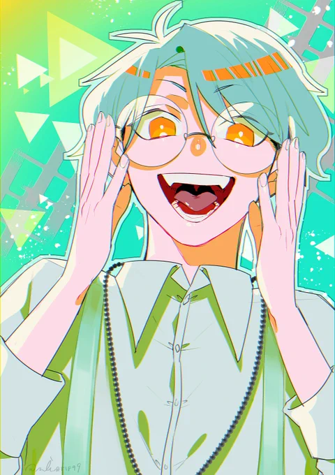 今回のお勉強会ワンドロ～～!!(+52分)
焦りすぎてサスペンダー描き忘れてたので、修正版じゃい!!! 