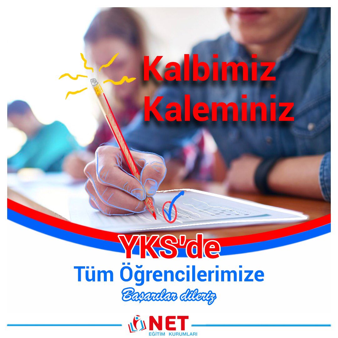 net_egitim's tweet photo. YKS’de tüm öğrencilerimize başarılar dileriz. 
#yks2021 https://t.co/EH8AzzJDf7