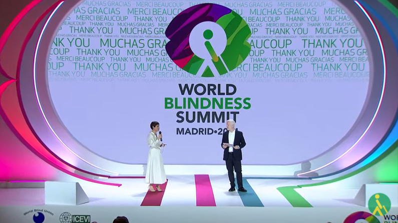 ONCE_oficial's tweet photo. Concluye nuestro primer encuentro tecnológico del #WorldBlindnessSummit
Pero no te vayas, quédate con nosotros, tienes una cita para conocer lo último en #Domótica para personas ciegas:
 A las 18h
🔴https://t.co/oFEqNcdde5
@WBSMadrid2021 @BlindUnion #GrupoSocialONCE https://t.co/yNsfpVP9tY