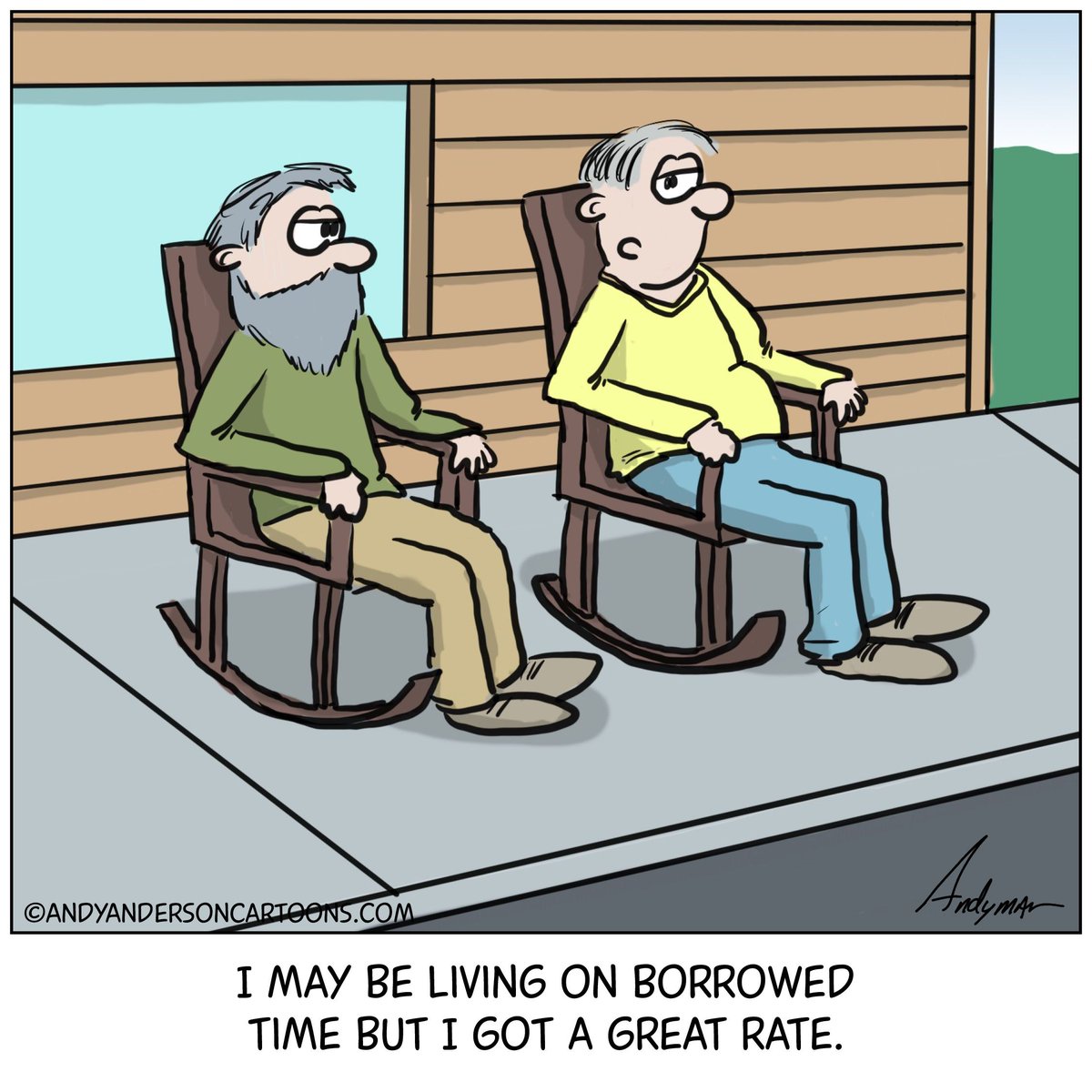 heyAndyman's tweet photo. If this made you laugh, share it, and follow for more!
#cartoon #Cartoons #comic #Comics #Humor #funny #funnymemes #gag #jokes #webcomic #webtoon #funnystuff #funnypictures #borrowedtime #livingonborrowedtime #loanrates #borrowingrate https://t.co/NHIXRvm1Pt
