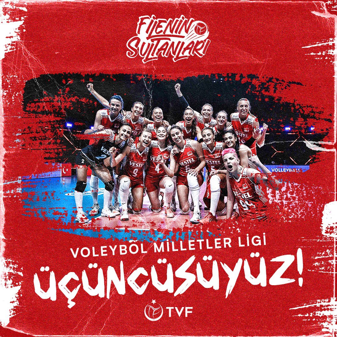 TVForgtr's tweet photo. Filenin Sultanları, Japonya karşısında aldığı 3-0’lık galibiyet ile Voleybol Milletler Ligi’ni 3. tamamlayarak bronz madalyanın sahibi oluyor. 🇹🇷🥉👏 https://t.co/m0TcsB9yAp