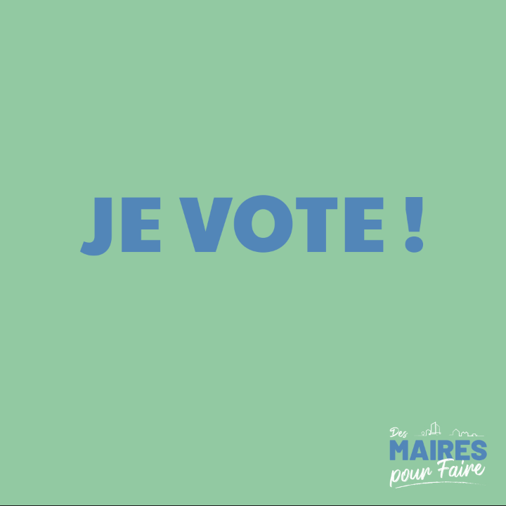 Parce que votre voix compte, rendez-vous ce week-end !