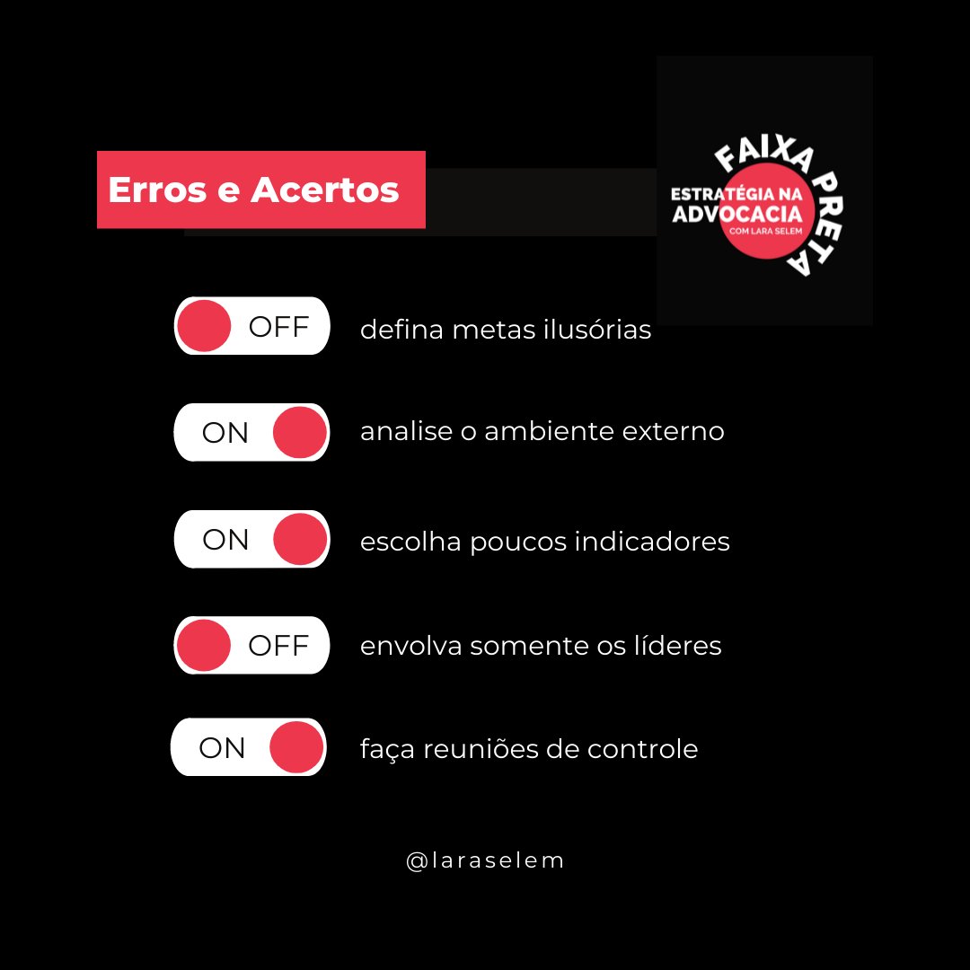 laraselem's tweet photo. Os erros são muito importantes para que venham mais acertos.

Inscrições abertas: imersão Estratégia na Advocacia Faixa Preta. Link na bio!

#advocacia #gestaolegal #planejamentoestrategico #faixapreta #estrategianaadvocacia #selembertozzi #advogado #advogada https://t.co/iBPEiZwPQH