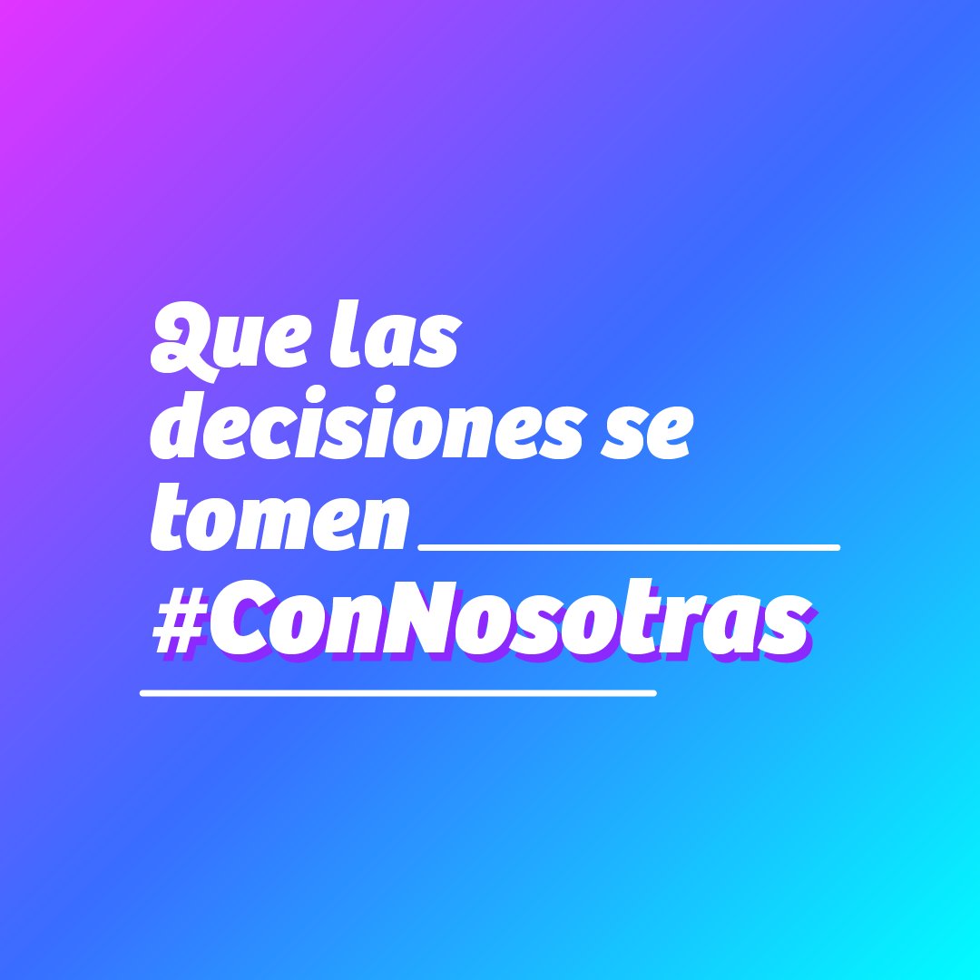 Porque una sociedad en que todas y todos🙋‍♀️🙋‍♂️ participemos en igualdad de condiciones y derechos se construye #ConNosotras 👵👩💪

Inscríbete en nuestros talleres online💻📲 y en las Escuelas de Líderes Políticas 🙋‍♀️👉bit.ly/3xOMlQx