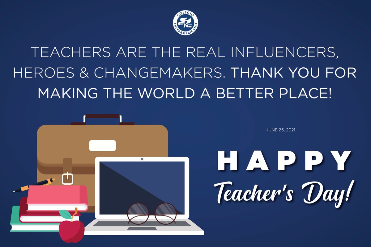interguatemala's tweet photo. Happy Teacher's Day! #Interpeople #allinallinter https://t.co/QG6UsyBNVq