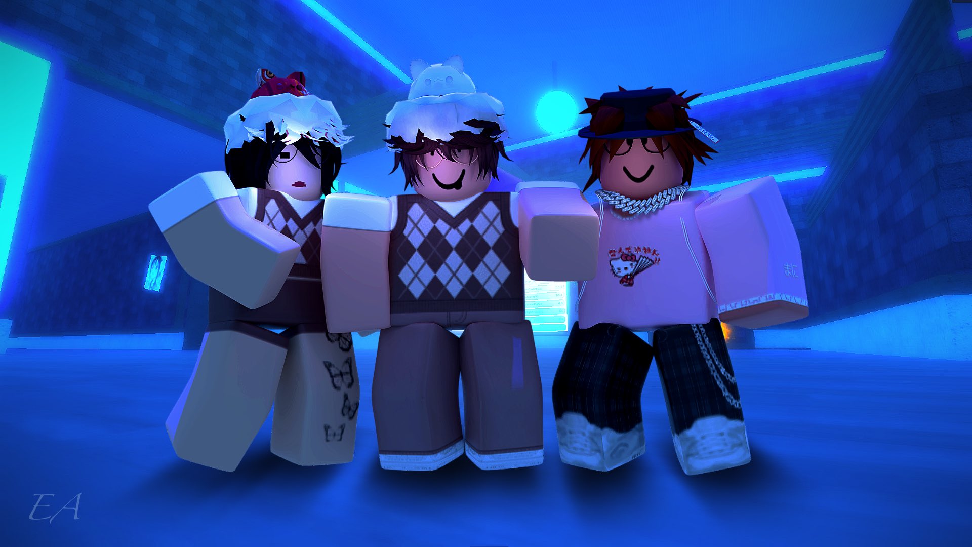 _VoiL_ on X: GFX Best Friends #GFX #ROBLOX #robloxart   / X