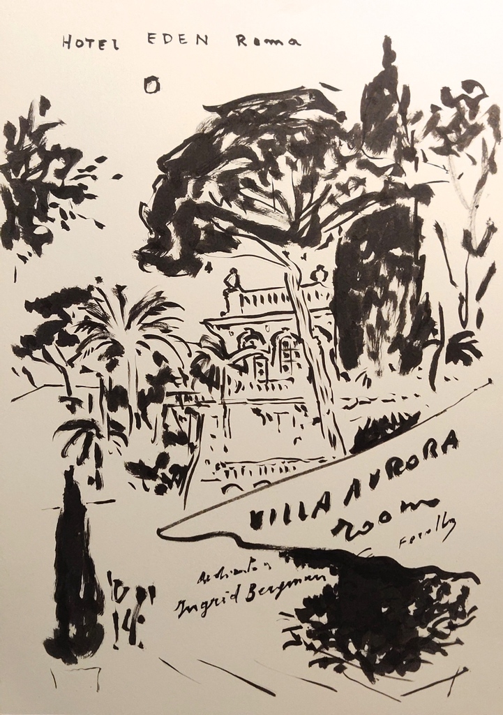 HotelEdenRome's tweet photo. Villa Maraini.ā
The view from the Aurora Terrace Suite, one of our most iconic suites.ā
Through the eyes and talent of our #ArtistinResidence #AndreaFerollaā
ššļøā
ā
https://t.co/TcnFgvVVEP
#DCmoments #Rome #illustration https://t.co/hIu56j7Ry2