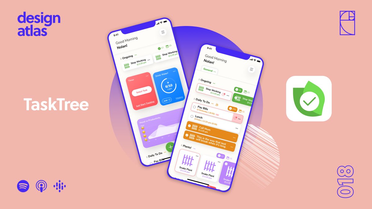 DesignAtlasPod's tweet image. User feedback is so important, but have you been able to build an app entirely based on user feedback and discussion? That&apos;s what Nolan and RadCollab are doing for the apps they are building. Download TaskTree today and check out his story in our latest episode! #designatlaspod