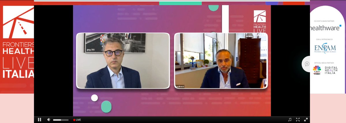 healthware_ita's tweet photo. #FHITA21 Fulvio Fortini, MD Italia Healthware International, incontra a @FrontiersHealth Andrea Bracci, AD @PolifarmaSpA per parlare del #digitale dei percorsi di #changemanagement e le risposte dell'azienda alle sfide poste dal #nextnormal. https://t.co/oM8KZUTYWQ