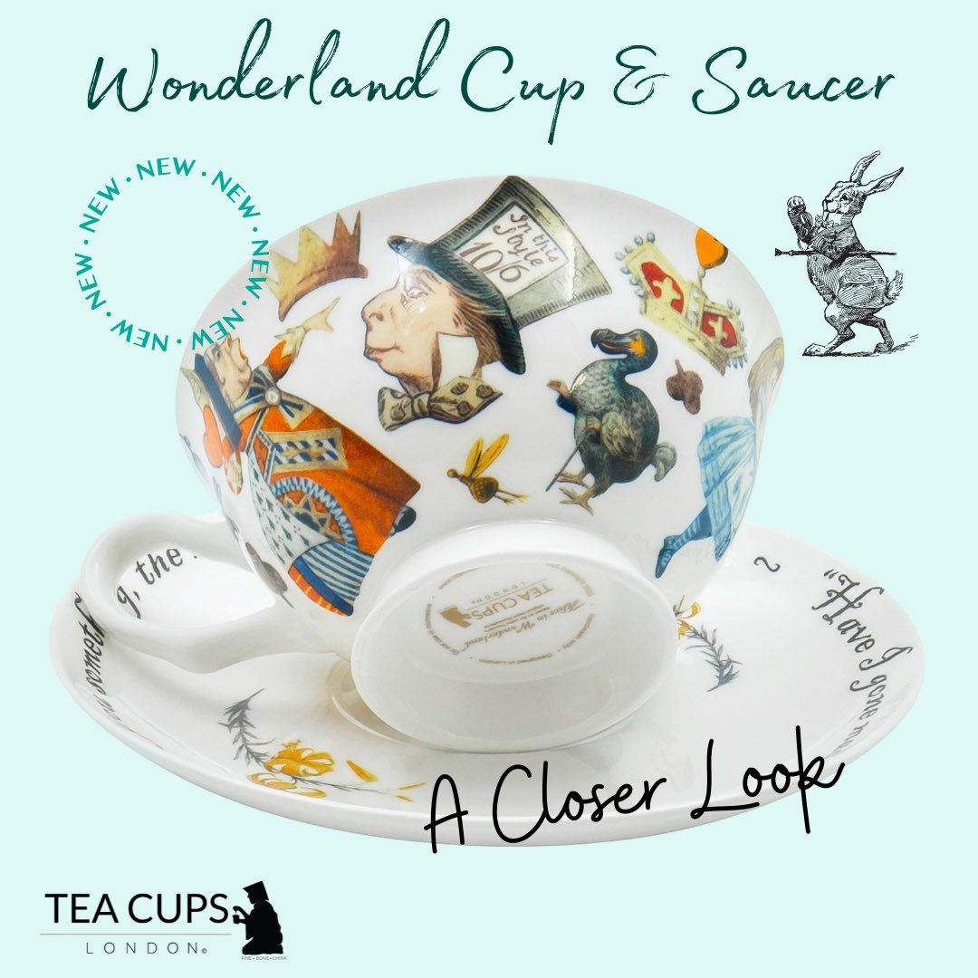 teacupslondon's tweet photo. Tea Cups London #Design #aliceinwonderland #tea - https://t.co/Z435QbQnSl https://t.co/nN3wCWY9pP